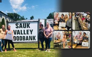 VeriFacts volunteers with Sauk Valley Foodbank